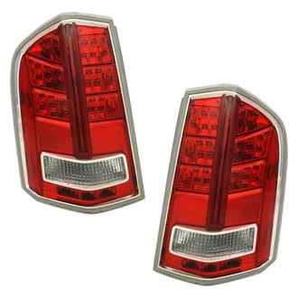 Pacific Best® - Driver and Passenger Side Replacement Tail Lights (CAPA Certified)