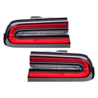 Pacific Best® - Driver and Passenger Side Outer Replacement Tail Lights (Standard Line)