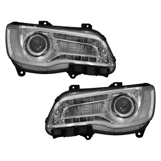 Pacific Best® - Driver and Passenger Side Replacement Headlight Set (CAPA Certified)