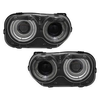Pacific Best® - Driver and Passenger Side Replacement Headlight Set (CAPA Certified)