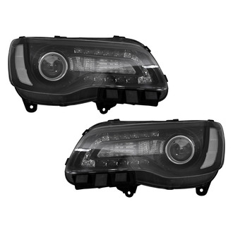 Pacific Best® - Driver and Passenger Side Replacement Headlight Set (CAPA Certified)