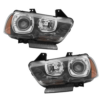 Pacific Best® - Driver and Passenger Side Replacement Headlight Set (CAPA Certified)