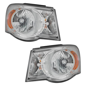 Pacific Best® - Driver and Passenger Side Replacement Headlight Set (Standard Line)