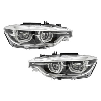 Pacific Best® - Driver and Passenger Side Replacement Headlight Set (Standard Line)