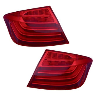 Pacific Best® - Driver and Passenger Side Outer Replacement Tail Lights (CAPA Certified)