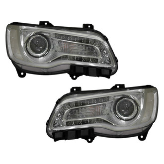 Pacific Best® - Driver and Passenger Side Replacement Headlight Set (Standard Line)