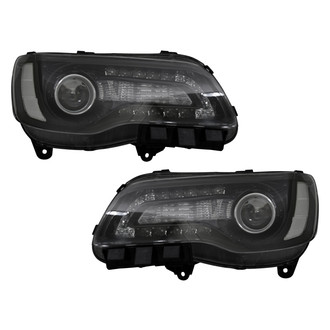 Pacific Best® - Driver and Passenger Side Replacement Headlight Set (Standard Line)