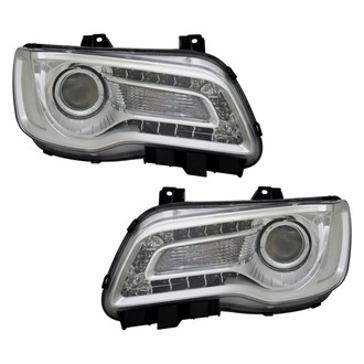 Pacific Best® - Driver and Passenger Side Replacement Headlight Set (Standard Line)
