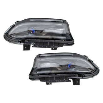 Pacific Best® - Driver and Passenger Side Replacement Headlight Set (NSF Certified)