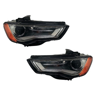 Pacific Best® - Driver and Passenger Side Replacement Headlight Set Lens and Housing (CAPA Certified)
