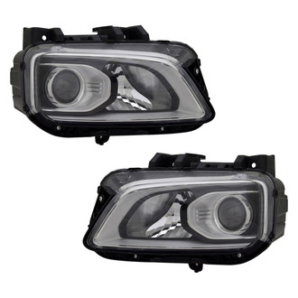 Pacific Best® - Driver and Passenger Side Replacement Headlight Set (Standard Line)