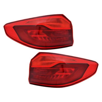 Pacific Best® - Driver and Passenger Side Outer Replacement Tail Lights (Standard Line)