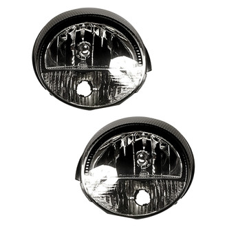 Pacific Best® - Driver and Passenger Side Replacement Headlight Set (Standard Line)