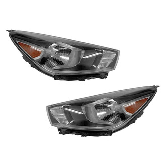 Pacific Best® - Driver and Passenger Side Replacement Headlight Set (Standard Line)