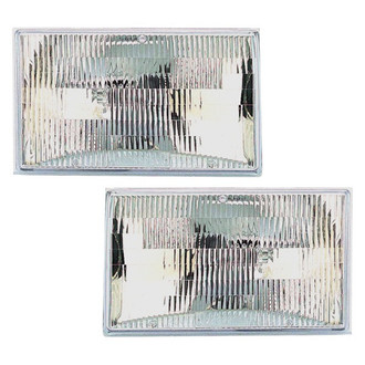 Pacific Best® - Driver and Passenger Side Replacement Headlight Set (Standard Line)