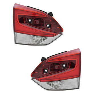 Pacific Best® - Driver and Passenger Side Inner Replacement Tail Lights (CAPA Certified)