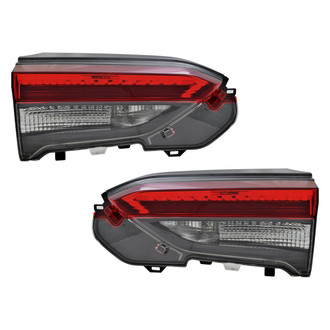 Pacific Best® - Driver and Passenger Side Inner Replacement Tail Lights (CAPA Certified)