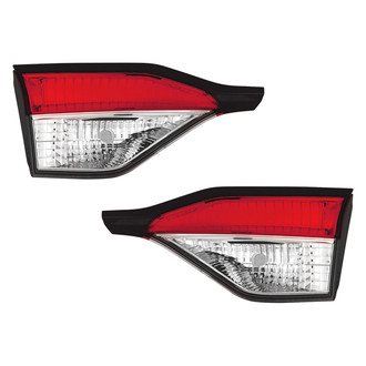 Pacific Best® - Driver and Passenger Side Inner Replacement Tail Lights (Standard Line)