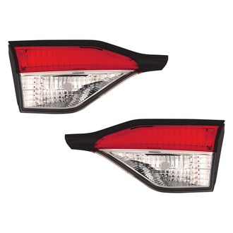 Pacific Best® - Driver and Passenger Side Inner Replacement Tail Lights (CAPA Certified)