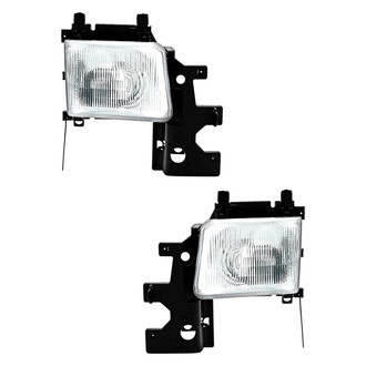 Pacific Best® - Driver and Passenger Side Replacement Headlight Set (Standard Line)