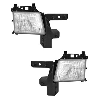 Pacific Best® - Driver and Passenger Side Replacement Headlight Set (Standard Line)