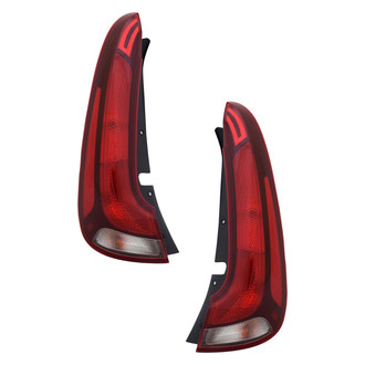 Pacific Best® - Driver and Passenger Side Outer Replacement Tail Lights (CAPA Certified)
