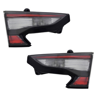 Pacific Best® - Driver and Passenger Side Inner Replacement Tail Lights (Standard Line)