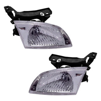 Pacific Best® - Driver and Passenger Side Replacement Headlight Set (Standard Line)