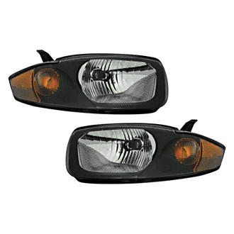 Pacific Best® - Driver and Passenger Side Replacement Headlight Set (Standard Line)