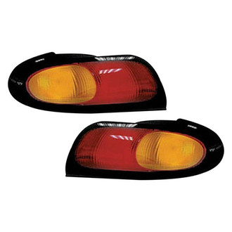 Pacific Best® - Driver and Passenger Side Replacement Tail Lights (CAPA Certified)