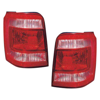Pacific Best® - Driver and Passenger Side Replacement Tail Lights (CAPA Certified)
