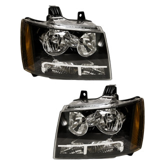 Pacific Best® - Driver and Passenger Side Replacement Headlight Set (Standard Line)