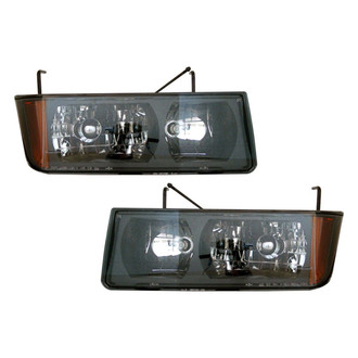Pacific Best® - Driver and Passenger Side Replacement Headlight Set (CAPA Certified)