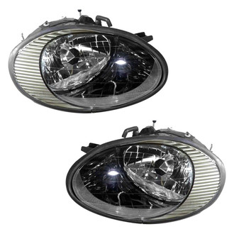 Pacific Best® - Driver and Passenger Side Replacement Headlight Set (CAPA Certified)
