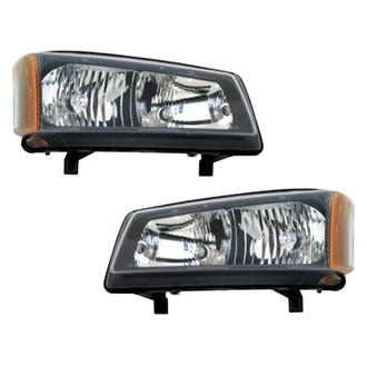 Pacific Best® - Driver and Passenger Side Replacement Headlight Set (CAPA Certified)
