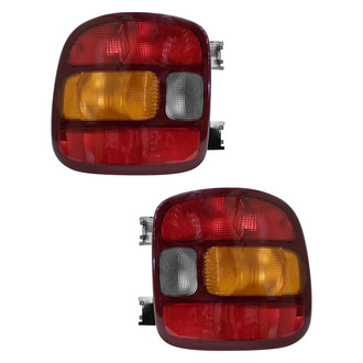 Pacific Best® - Driver and Passenger Side Replacement Tail Lights (Standard Line)