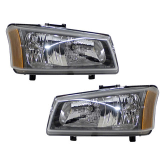 Pacific Best® - Driver and Passenger Side Replacement Headlight Set (Standard Line)