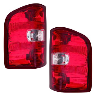 Pacific Best® - Driver and Passenger Side Replacement Tail Lights (CAPA Certified)