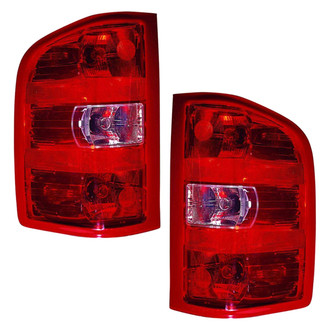 Pacific Best® - Driver and Passenger Side Replacement Tail Lights (CAPA Certified)