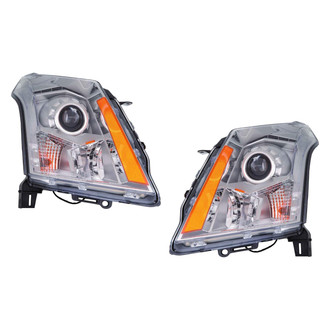 Pacific Best® - Driver and Passenger Side Replacement Headlight Set (CAPA Certified)
