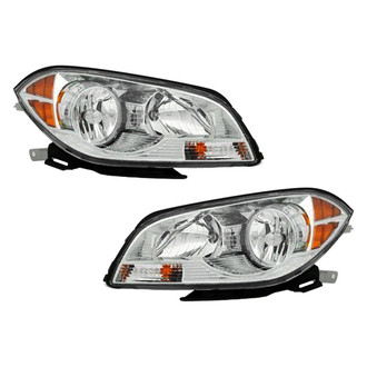 Pacific Best® - Driver and Passenger Side Replacement Headlight Set (NSF Certified)