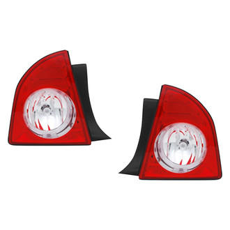 Pacific Best® - Driver and Passenger Side Outer Replacement Tail Lights (Standard Line)