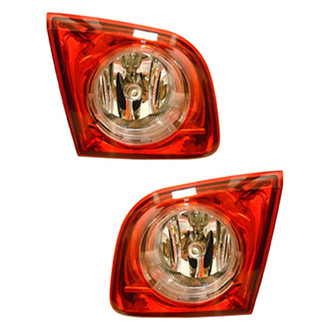 Pacific Best® - Driver and Passenger Side Inner Replacement Tail Lights (CAPA Certified)
