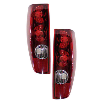 Pacific Best® - Driver and Passenger Side Replacement Tail Lights (Standard Line)