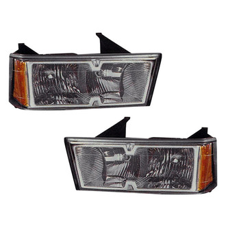 Pacific Best® - Driver and Passenger Side Replacement Headlight Set (Standard Line)
