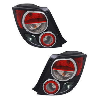 Pacific Best® - Driver and Passenger Side Replacement Tail Lights (Standard Line)