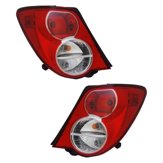 Pacific Best® - Driver and Passenger Side Replacement Tail Lights (CAPA Certified)