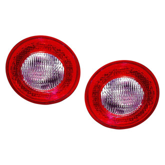 Pacific Best® - Driver and Passenger Side Lower Replacement Tail Lights (Standard Line)