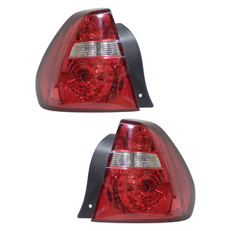 Pacific Best® - Driver and Passenger Side Replacement Tail Lights (CAPA Certified)