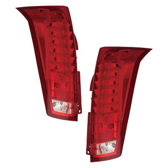 Pacific Best® - Driver and Passenger Side Replacement Tail Lights (CAPA Certified)